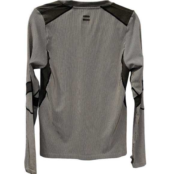Blanc Noir Set Of 2 Gray Black Long Sleeve Athletic Shirts Size Medium - Picture 5 of 5